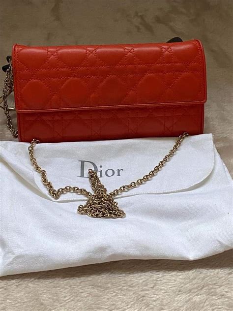 dior wallet sling|dior cannage wallet.